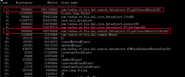 gc jmap live