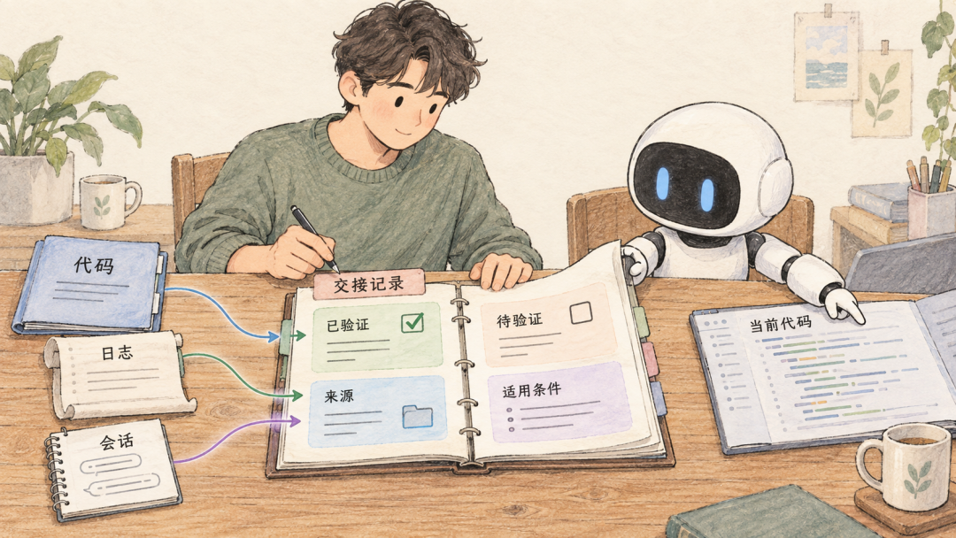 跨会话工作上下文核验与交接