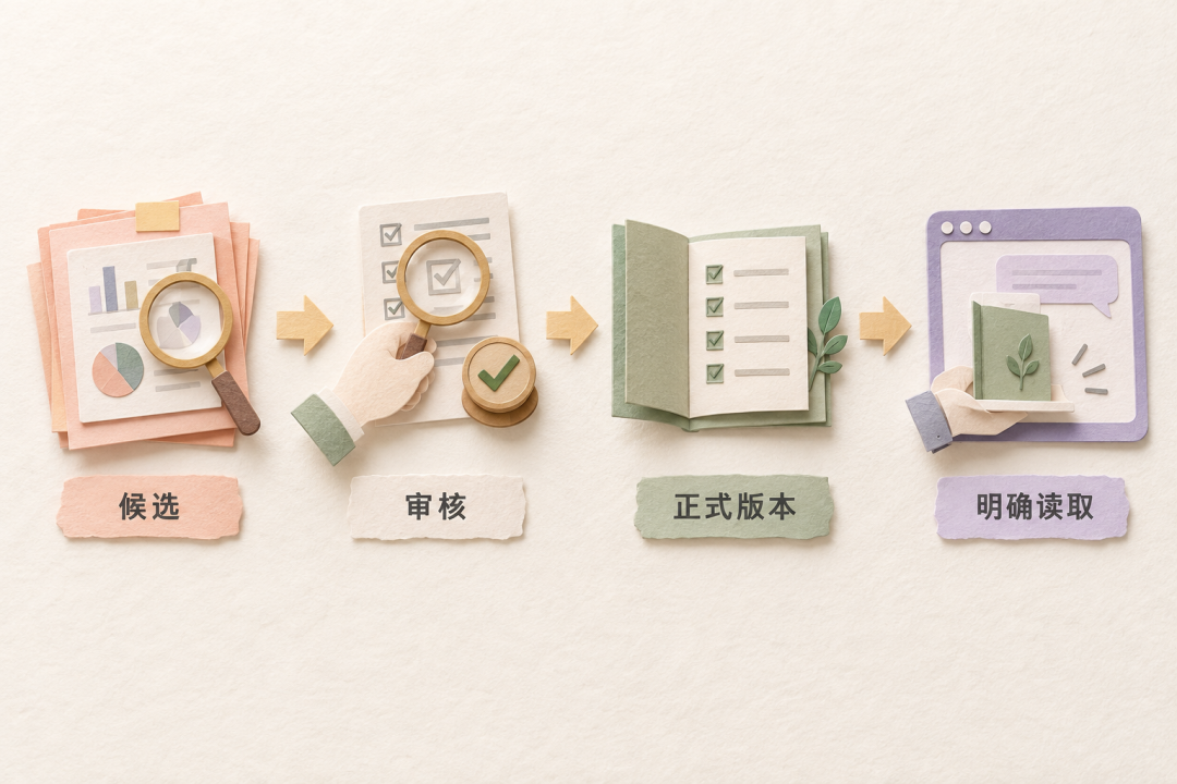 经验候选审核与版本可追溯流程