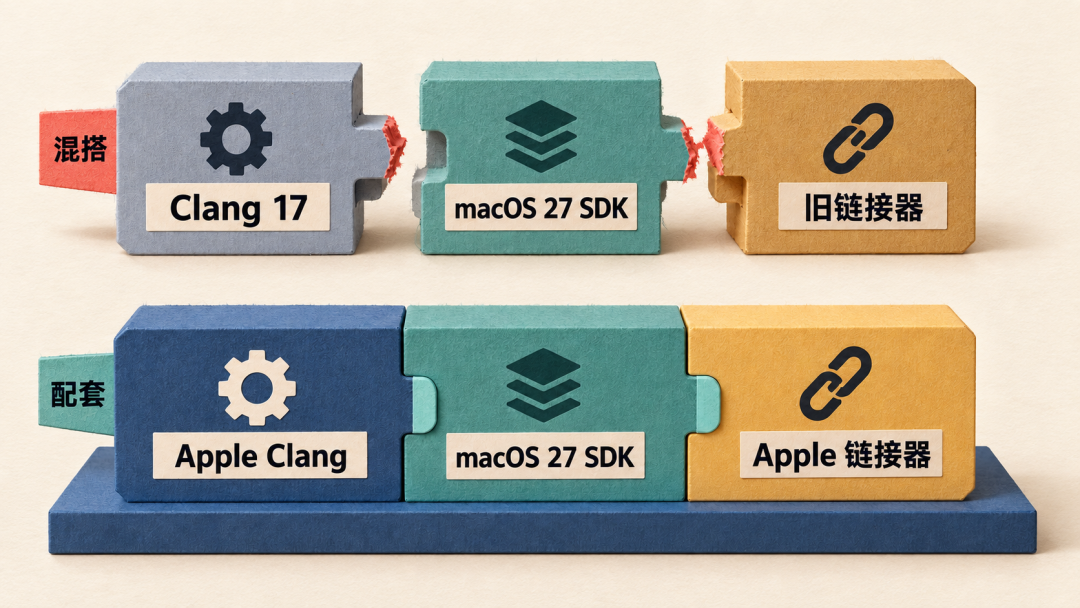 Clang 与 SDK 链接器工具链统一