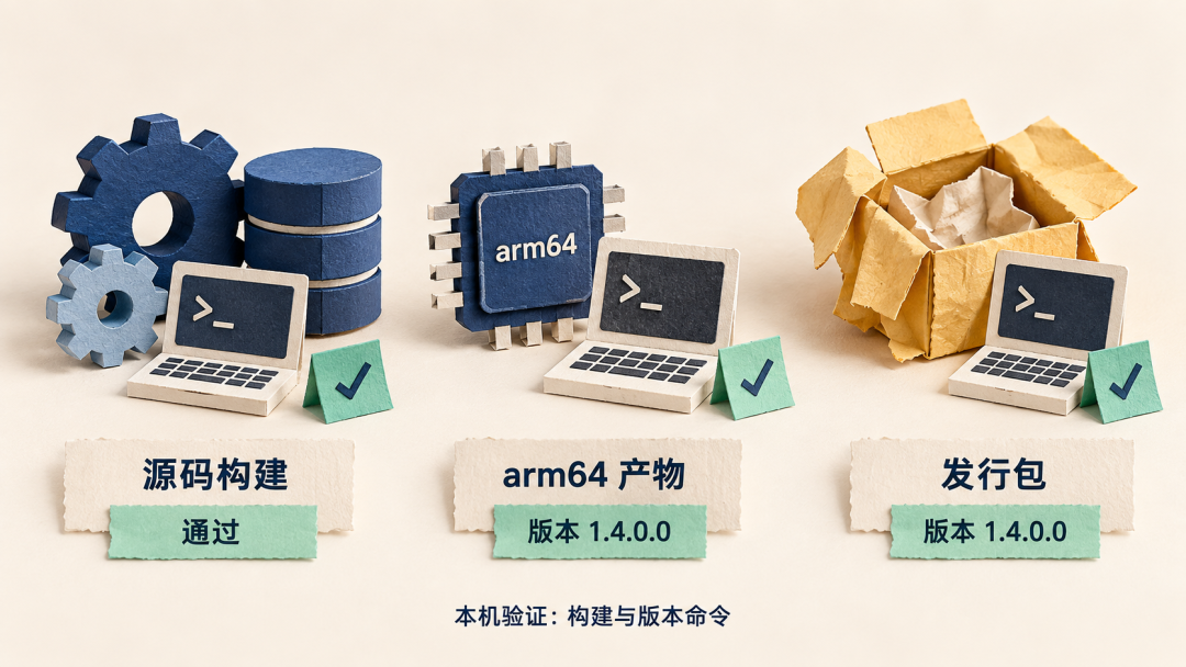源码构建产物与发行包验证边界