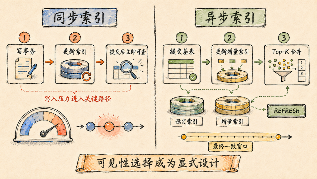 同步异步索引可见性机制